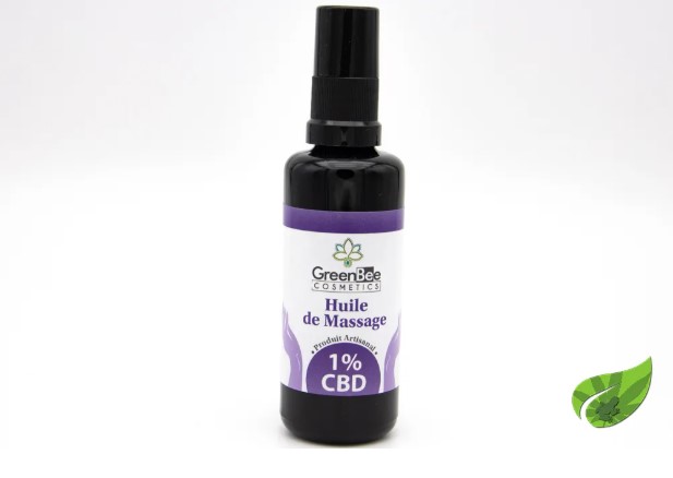 167 - Huile de Massage Bio - 1%CBD 50m