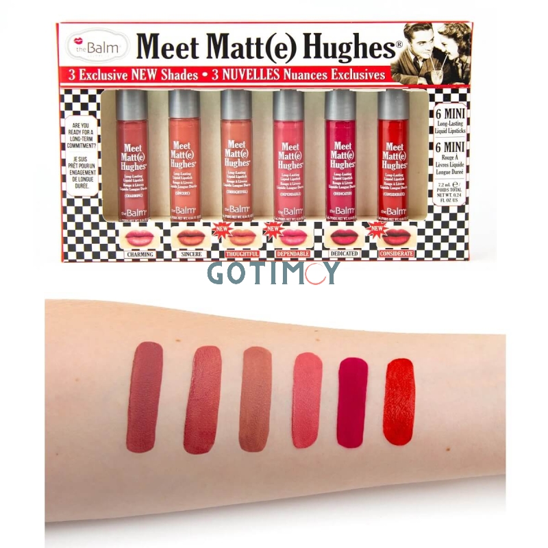 055 - Meet Matt(e) Hugues - 6 Mini rouge à lèvres liquide 