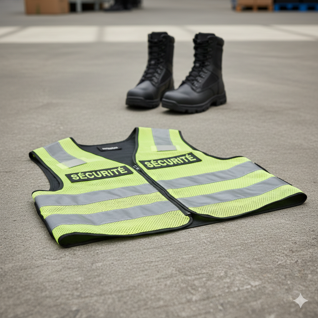 Gilet de sécurité fluorescent