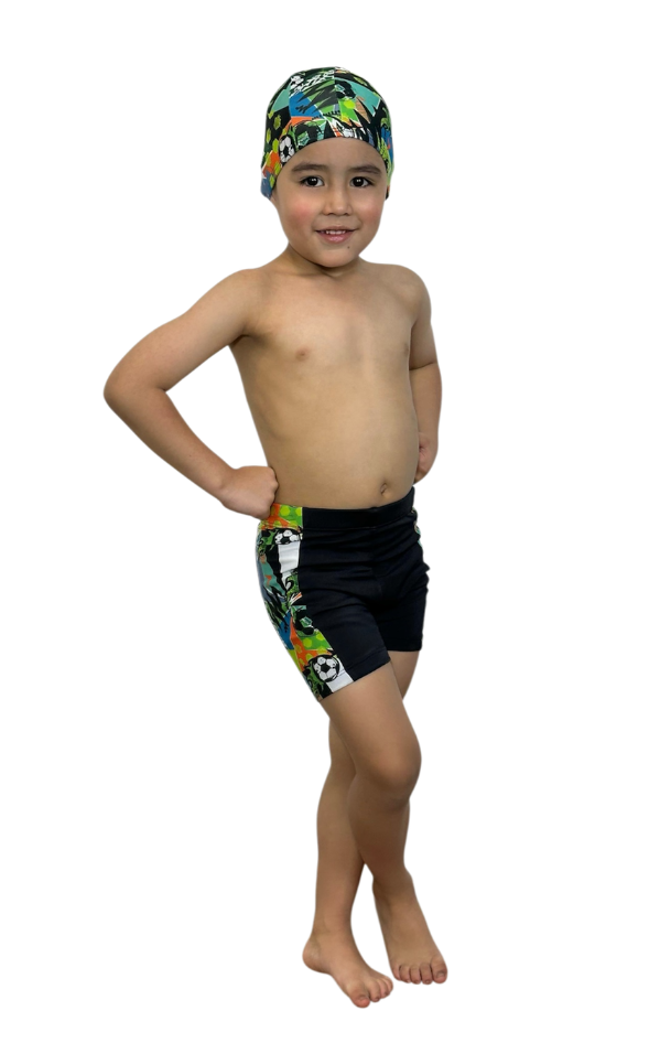 Vestido de baño Boxer con gorro