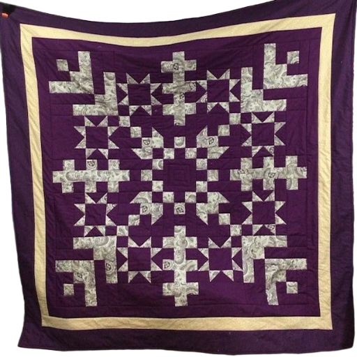 Handmade Purple Patchwork Quilt