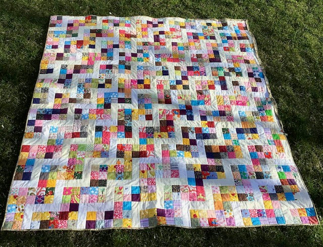 Colorful Scrappy Quilt