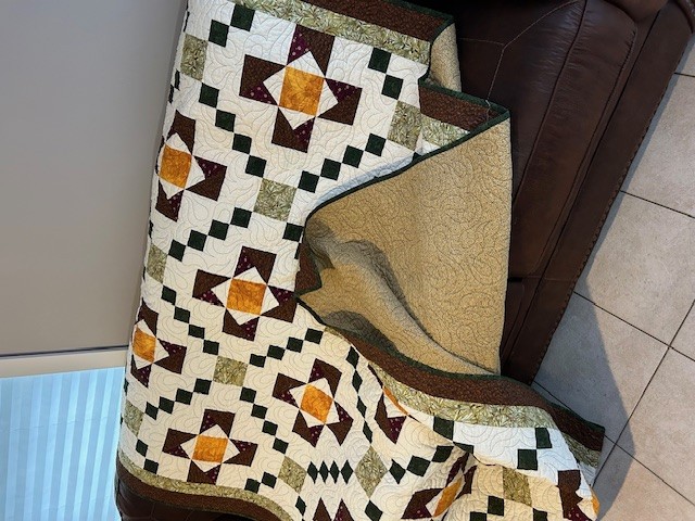 Geometric Patchwork Quilt