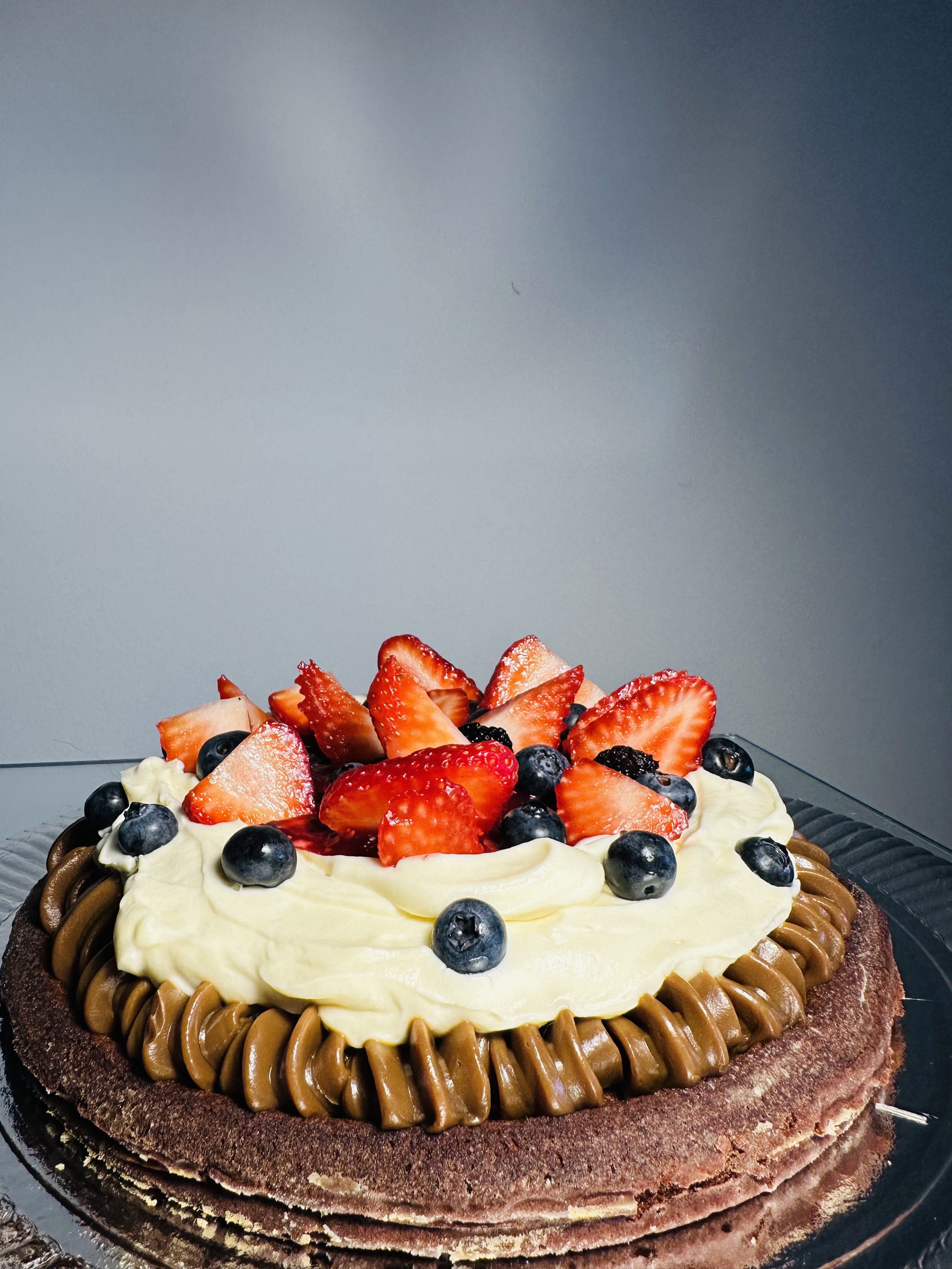 Marquise de frutos rojos