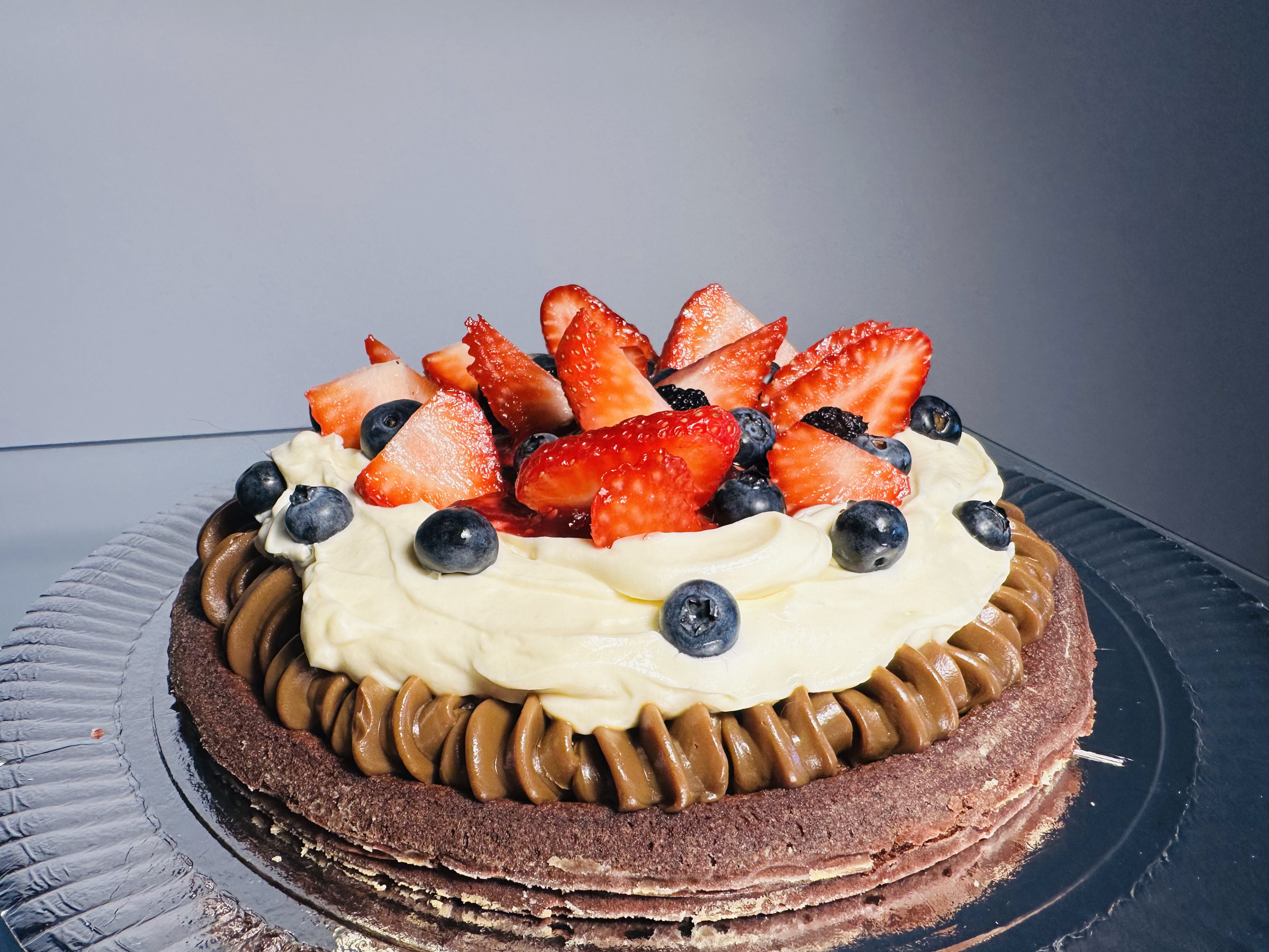 Marquise de frutos rojos