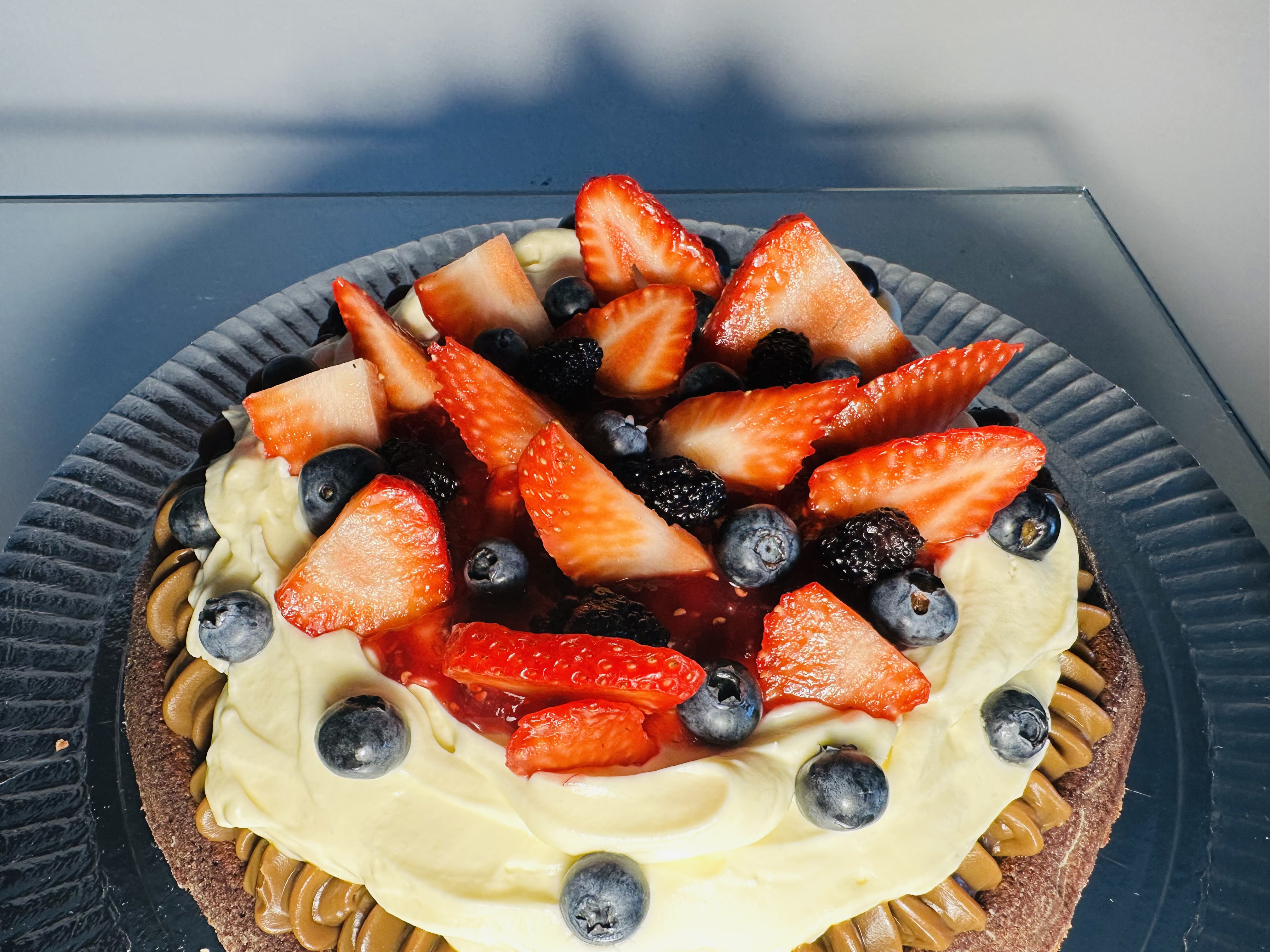 Marquise de frutos rojos