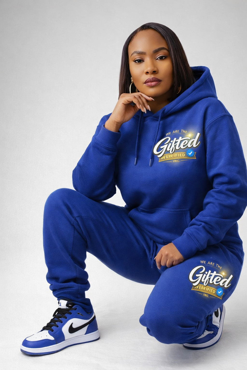 Gifted Verified™ Signature Sweatsuit – Royal Blue