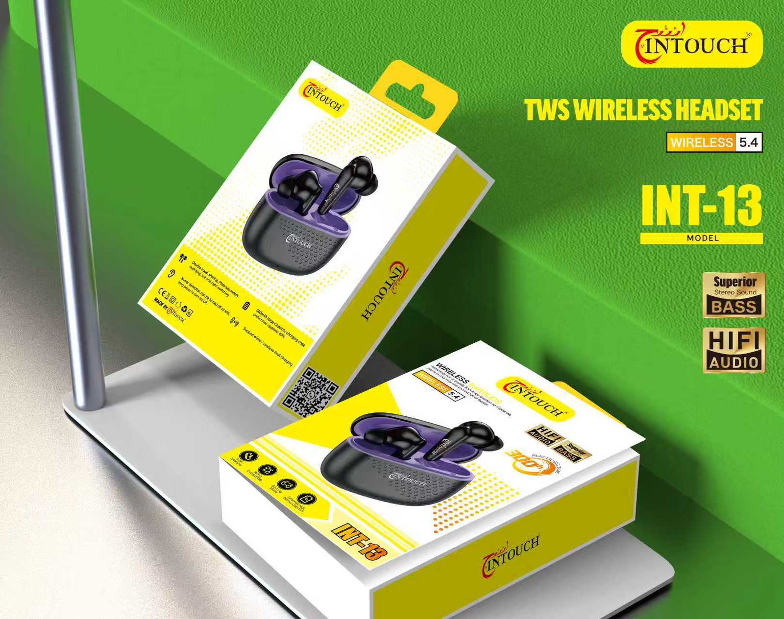 INT-13 TWS Wireless Headset