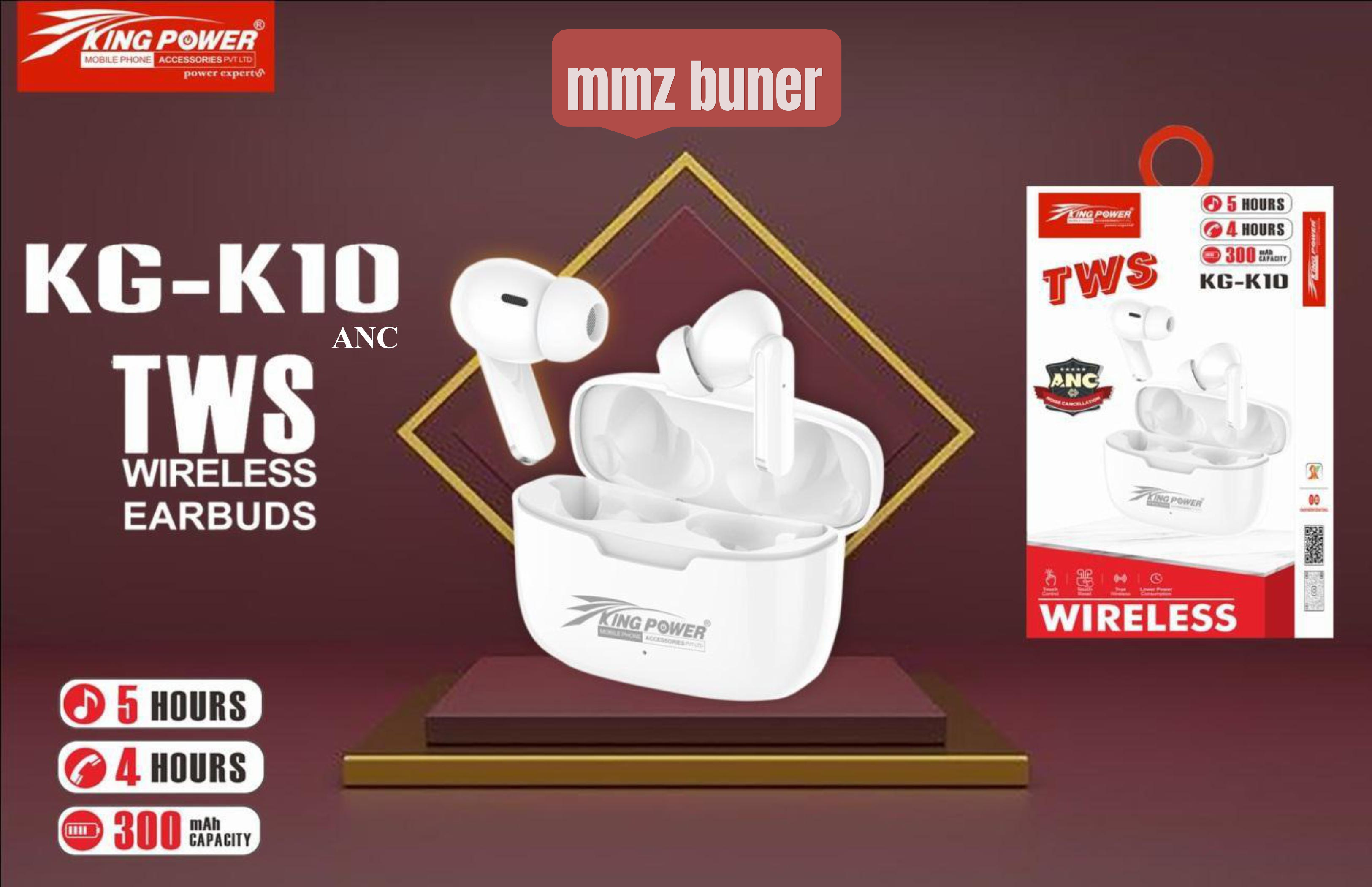 KG-K10 ANC TWS Wireless Earbuds