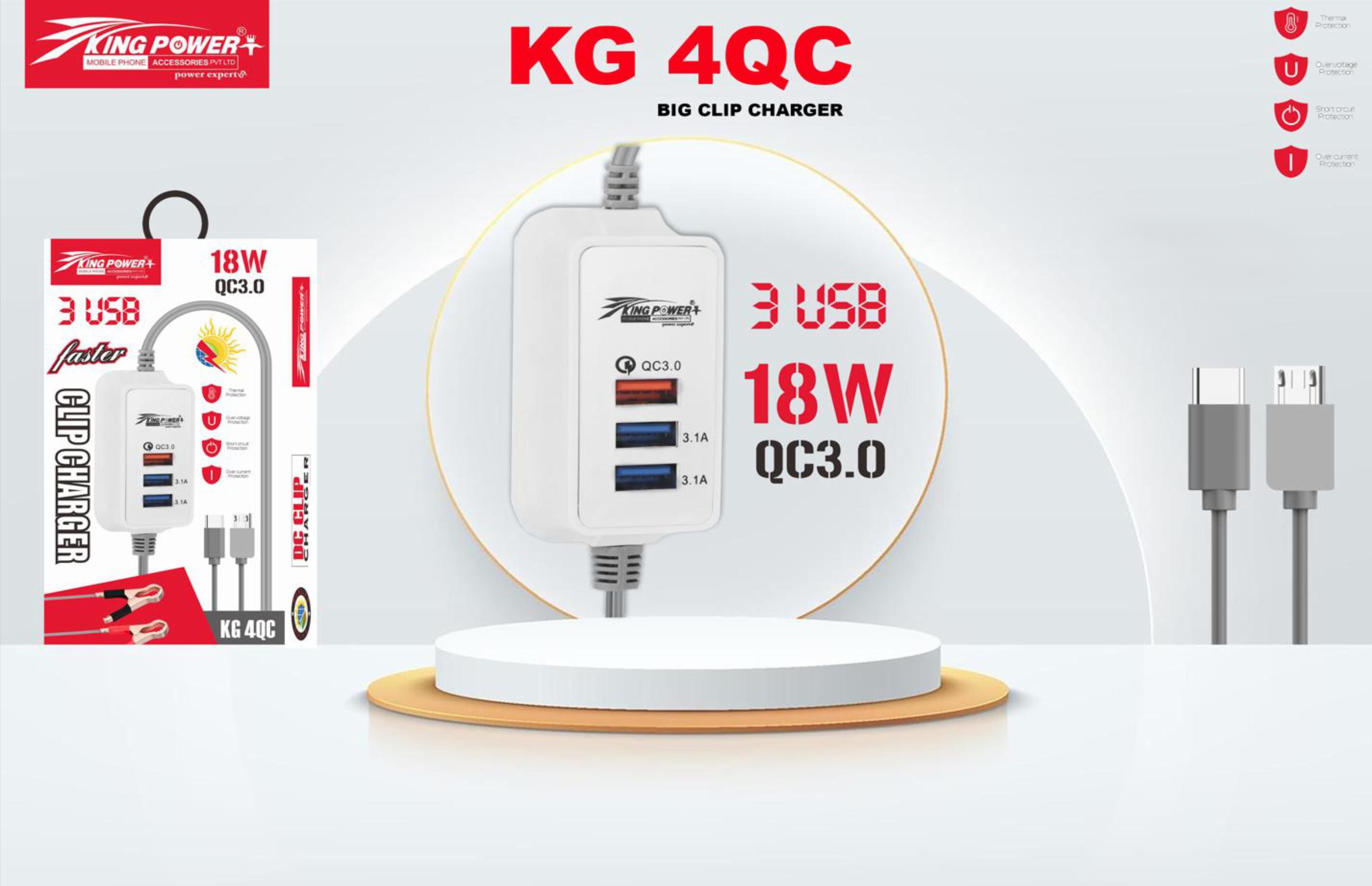 KG 4QC Big Clip Charger