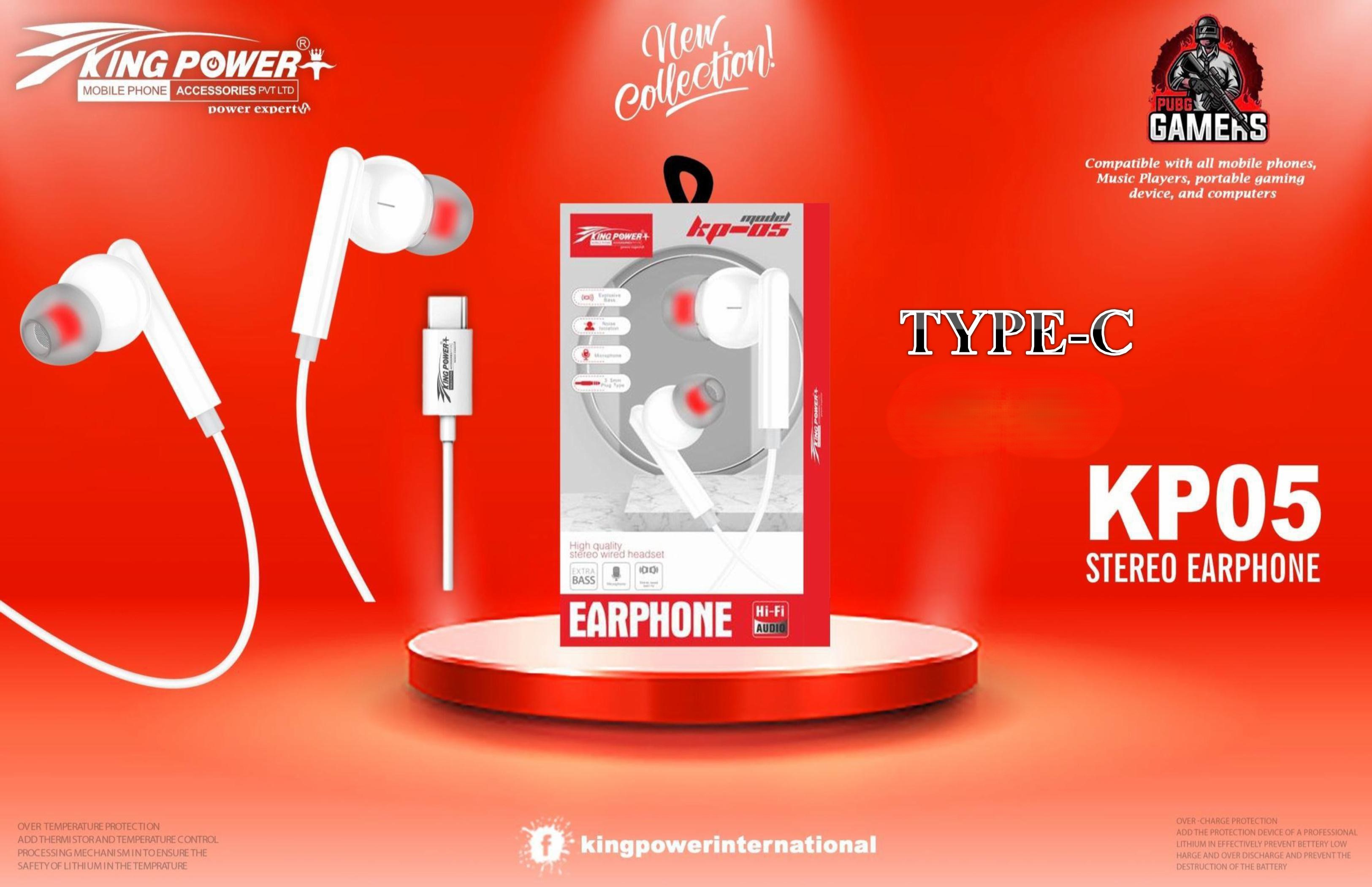 KP05 Stereo Earphone