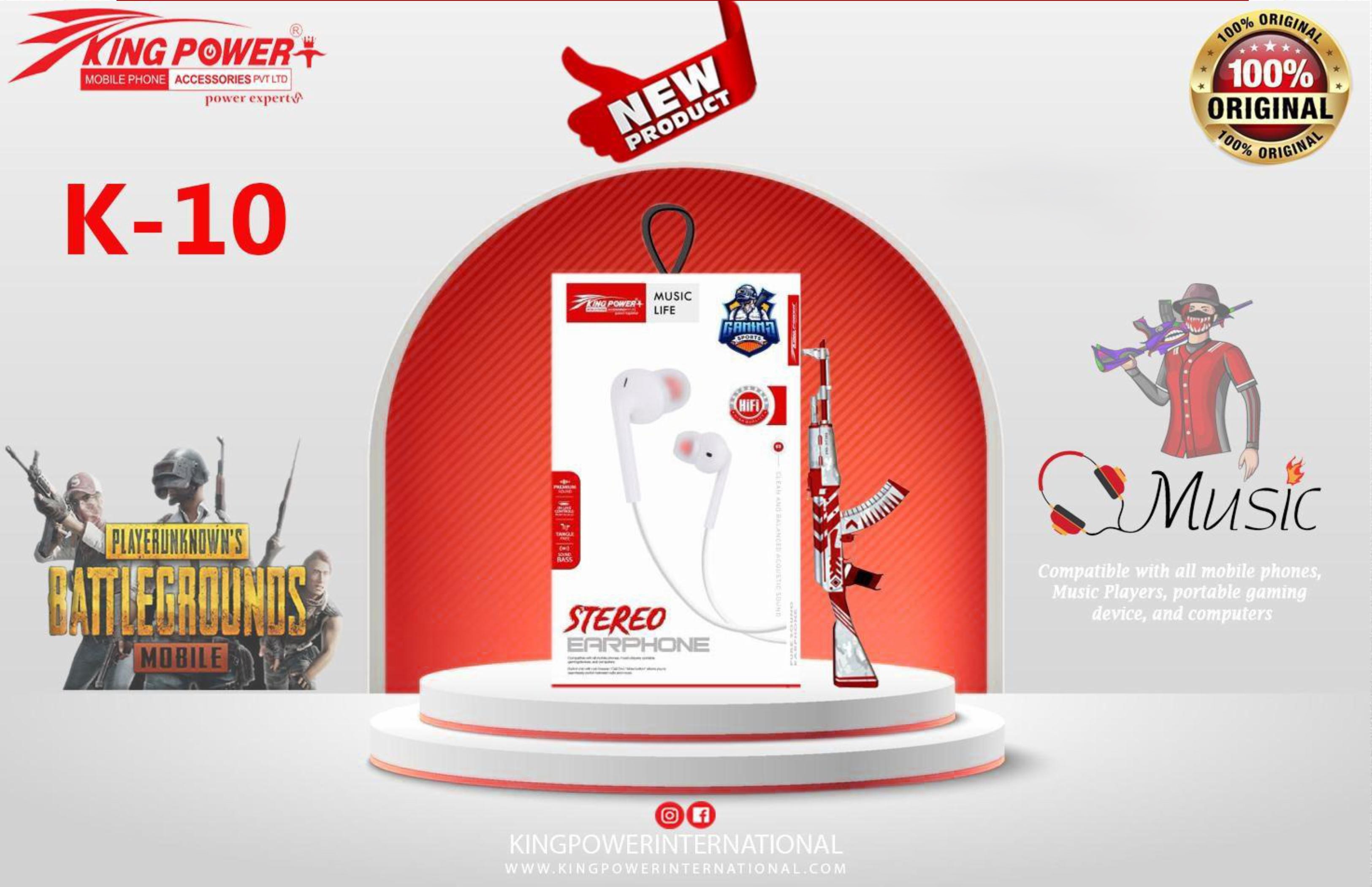 K-10 Stereo Earphone