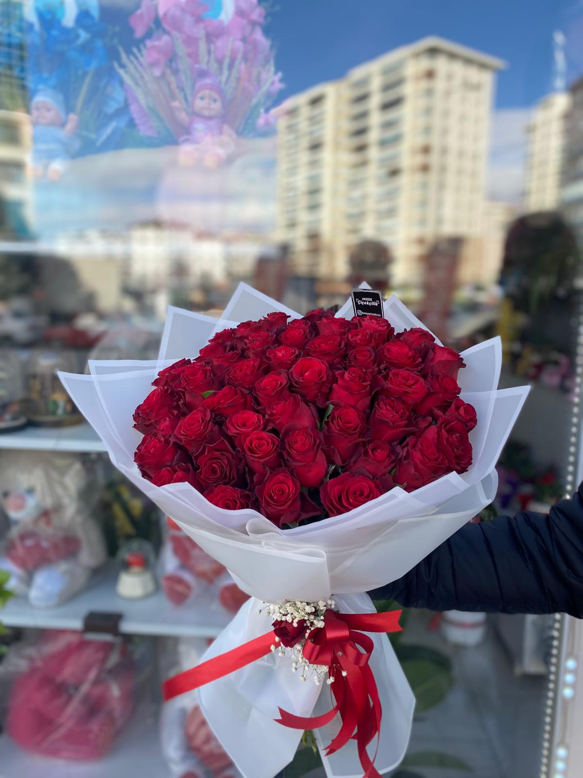 Kırmızı Gül Buketi