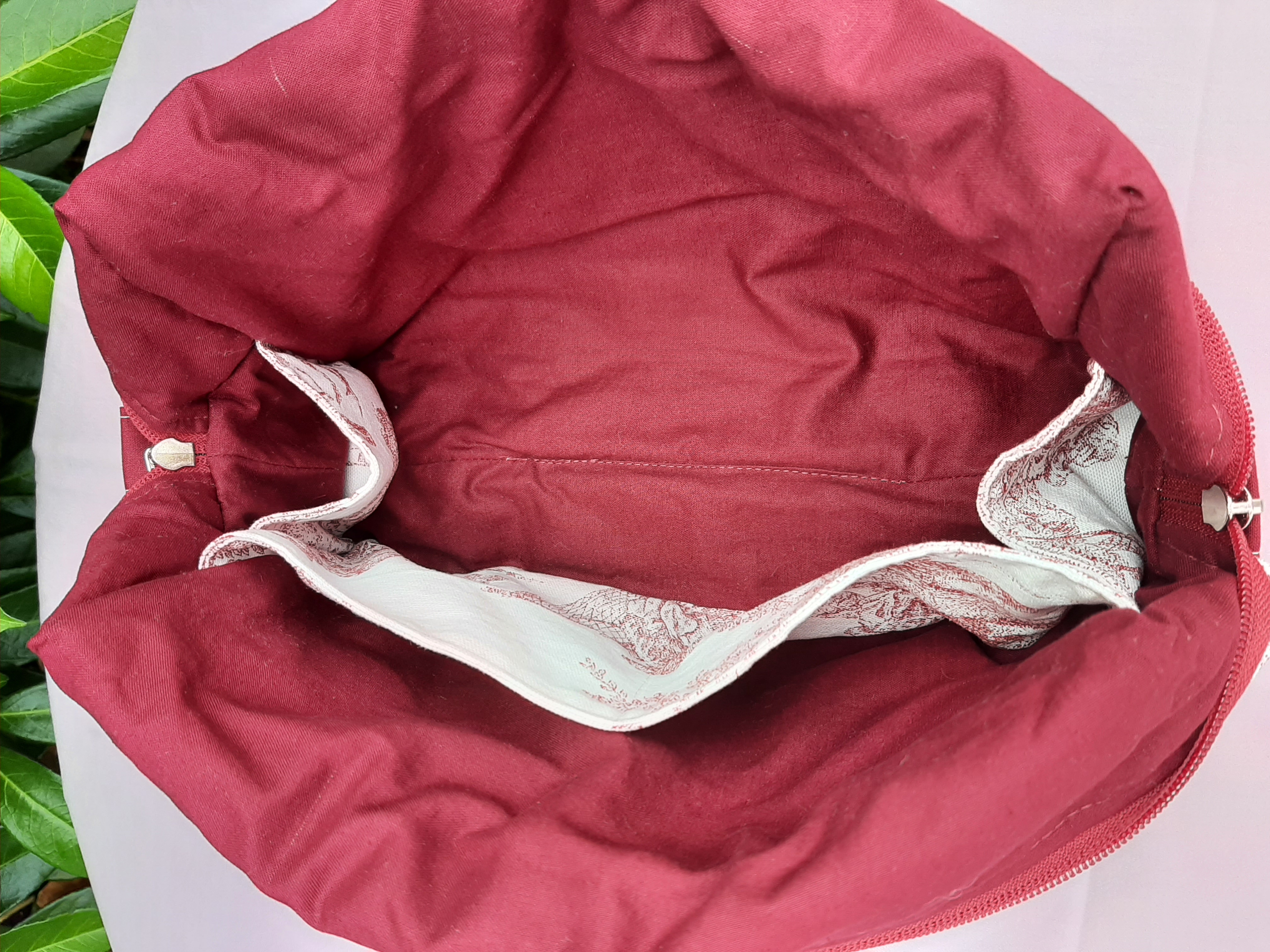 Trousse de toilette toile de jouy 