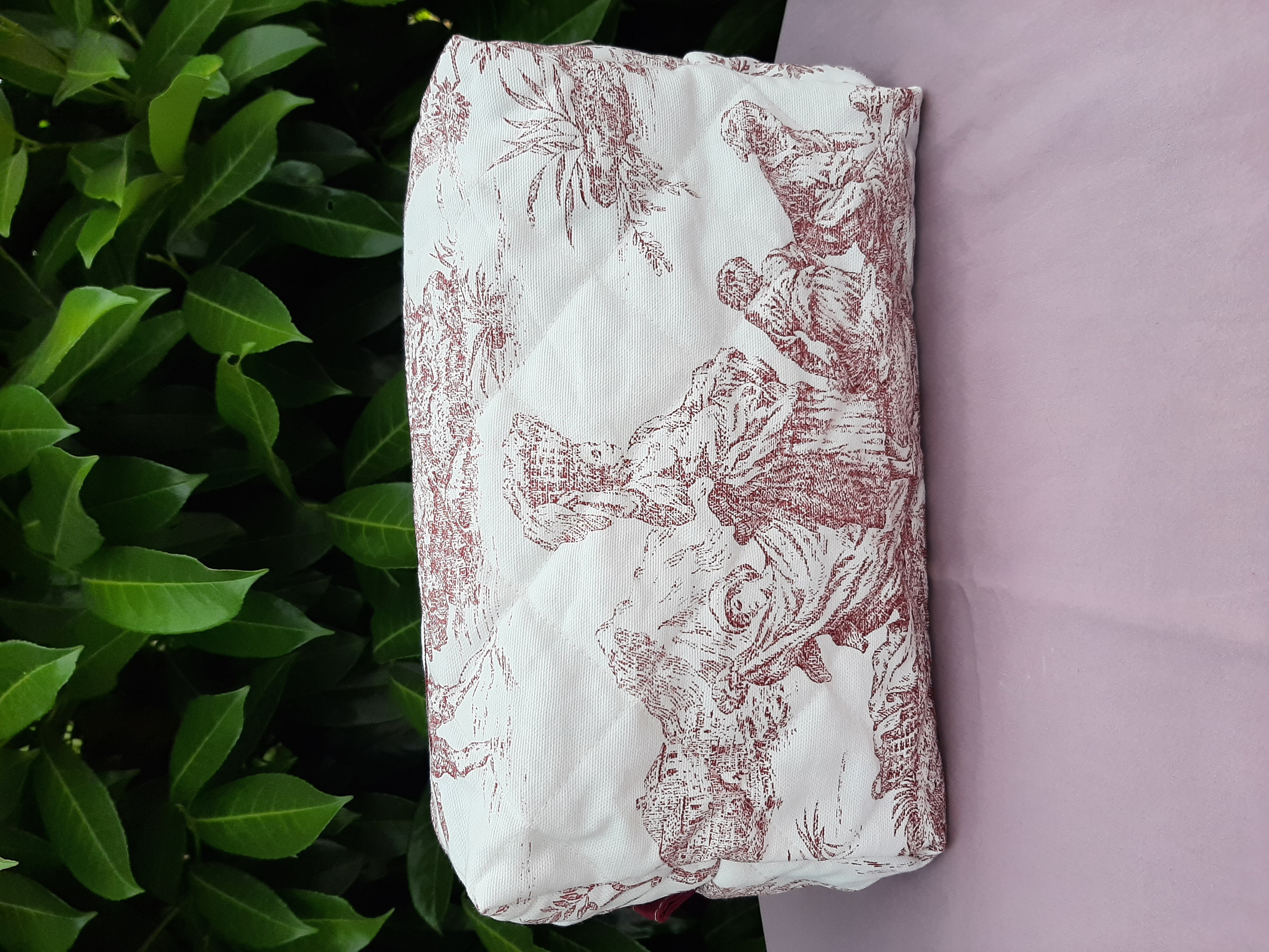 Trousse de toilette toile de jouy 