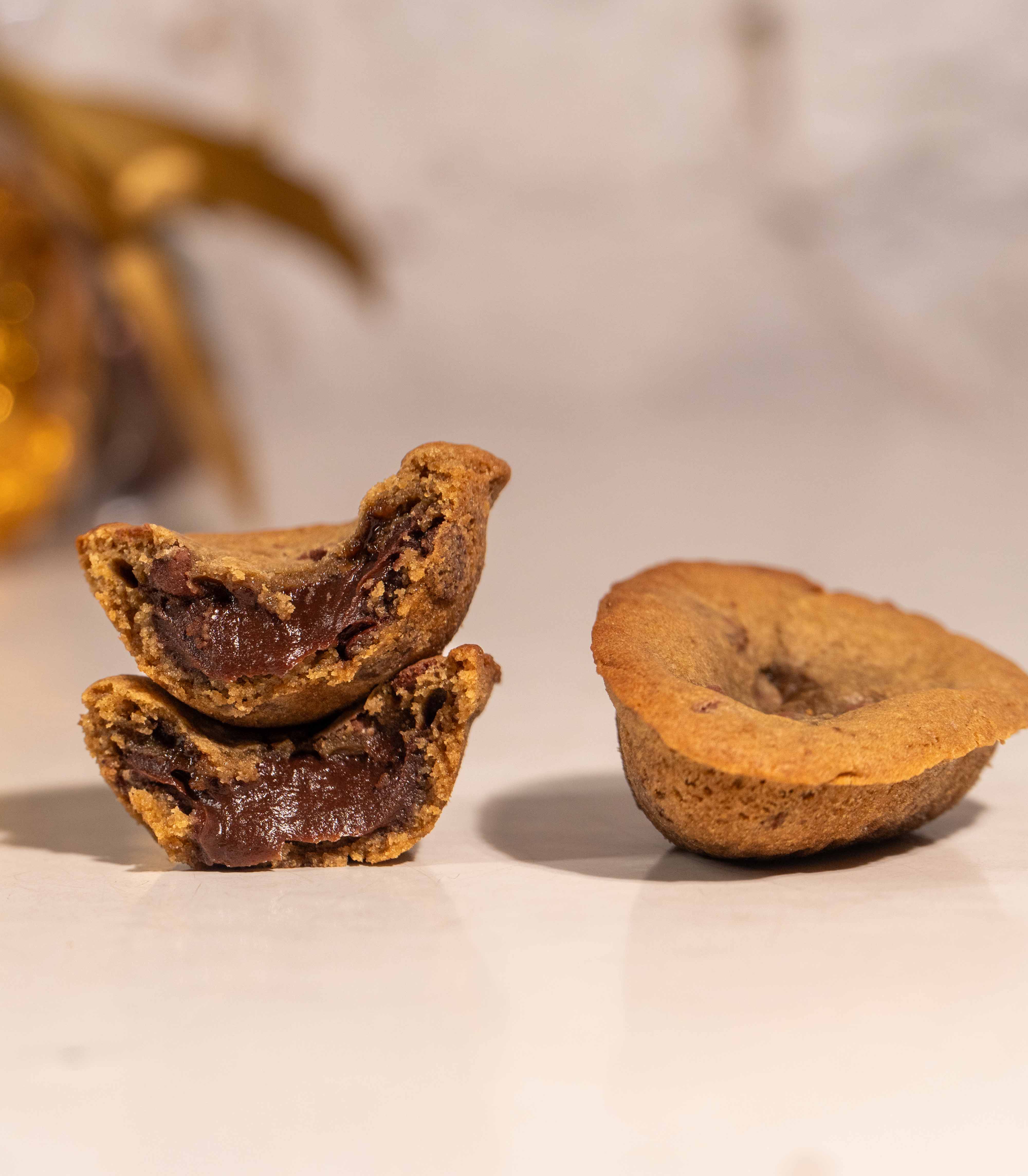 Mini Ovos Casca de Cookie Brigadeiro Belga