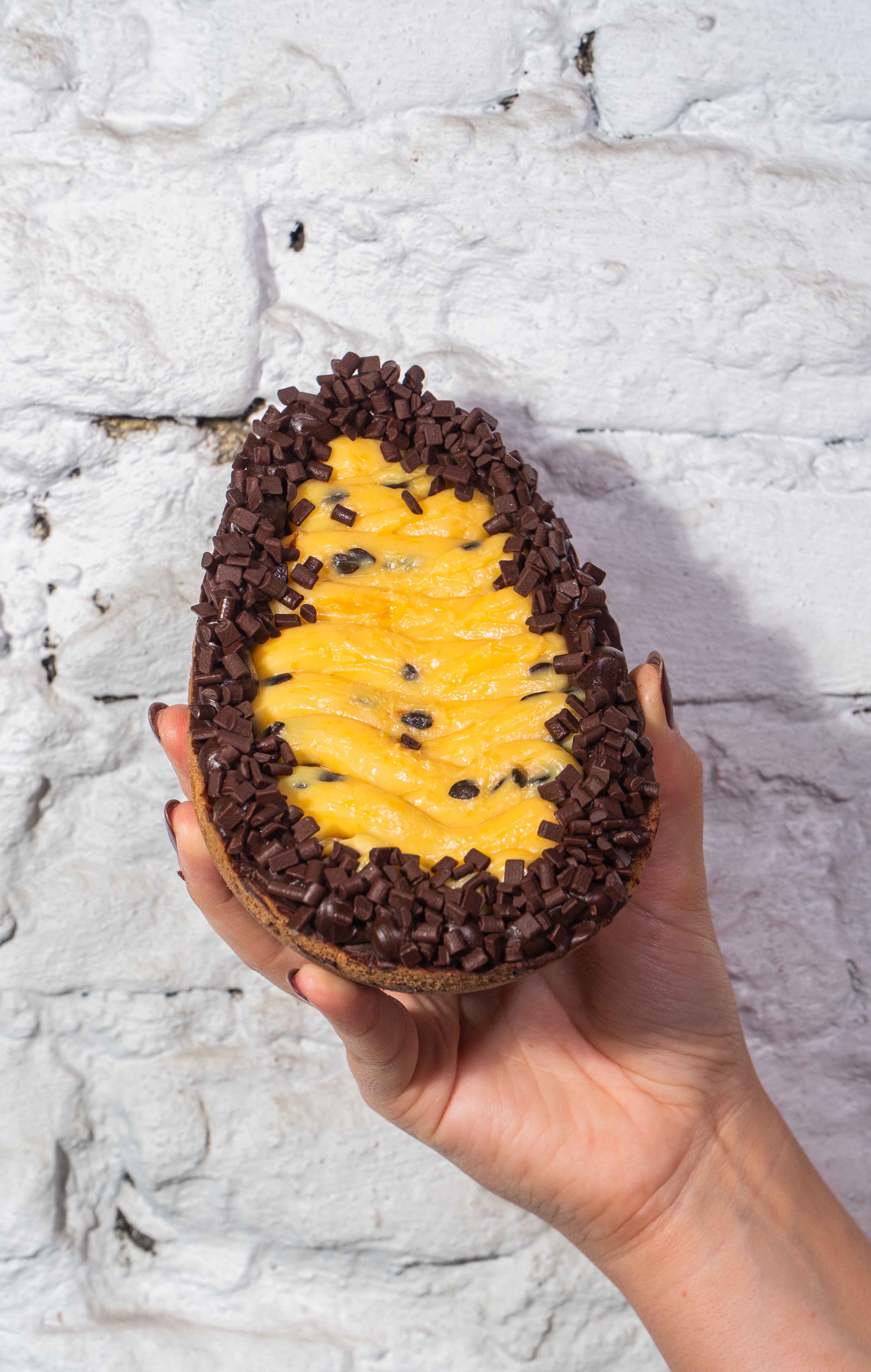 Ovo de Colher Maracujá com Brigadeiro Belga