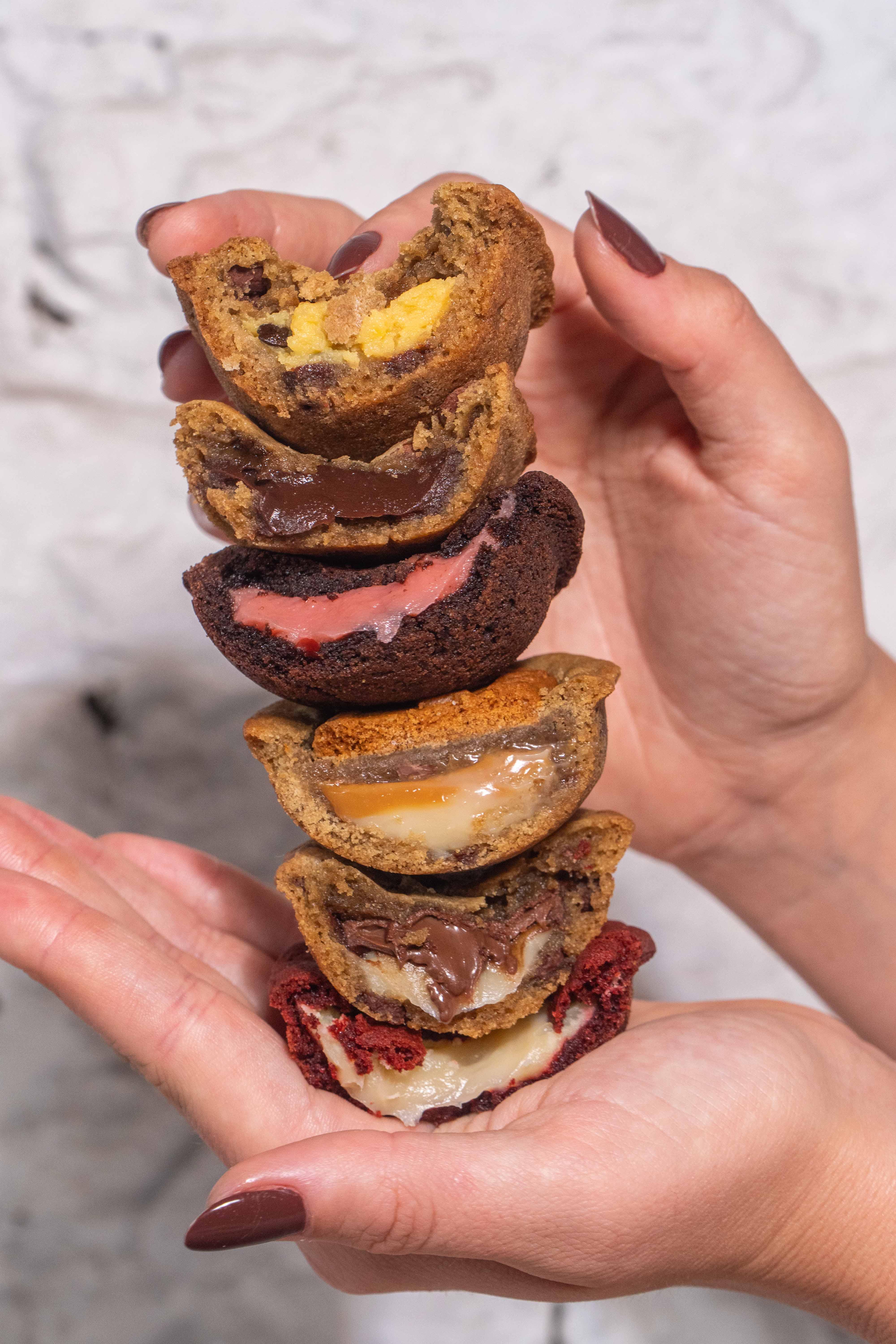 Mini Ovos Casca de Cookie Biscoff