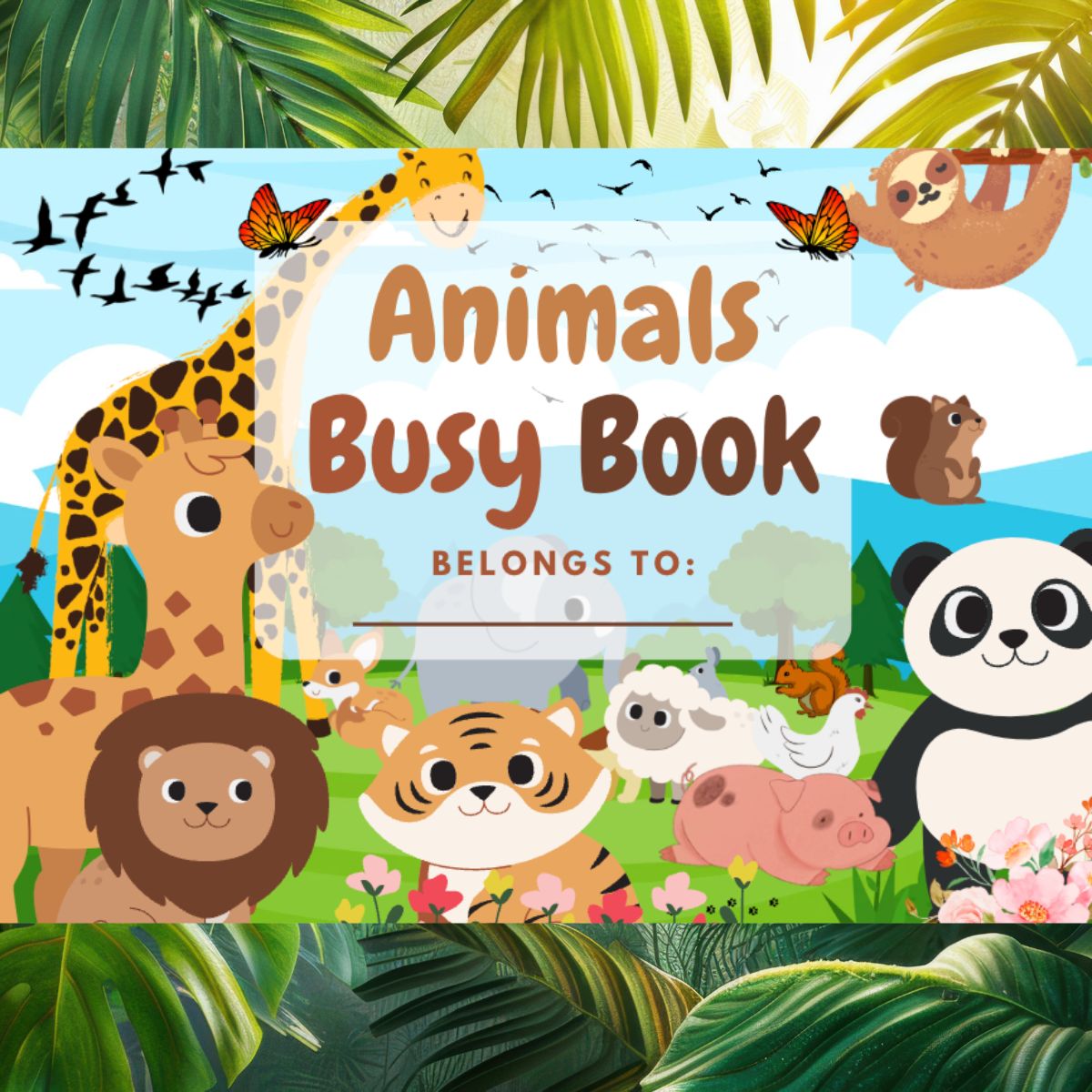 Animals Busy Book