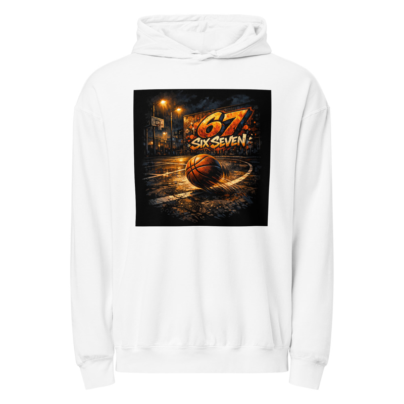 Unisex garment-dyed lightweight hoodie