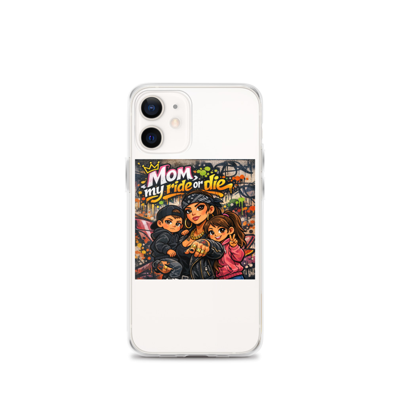 Mom Ride or Die Clear Case for iPhone®