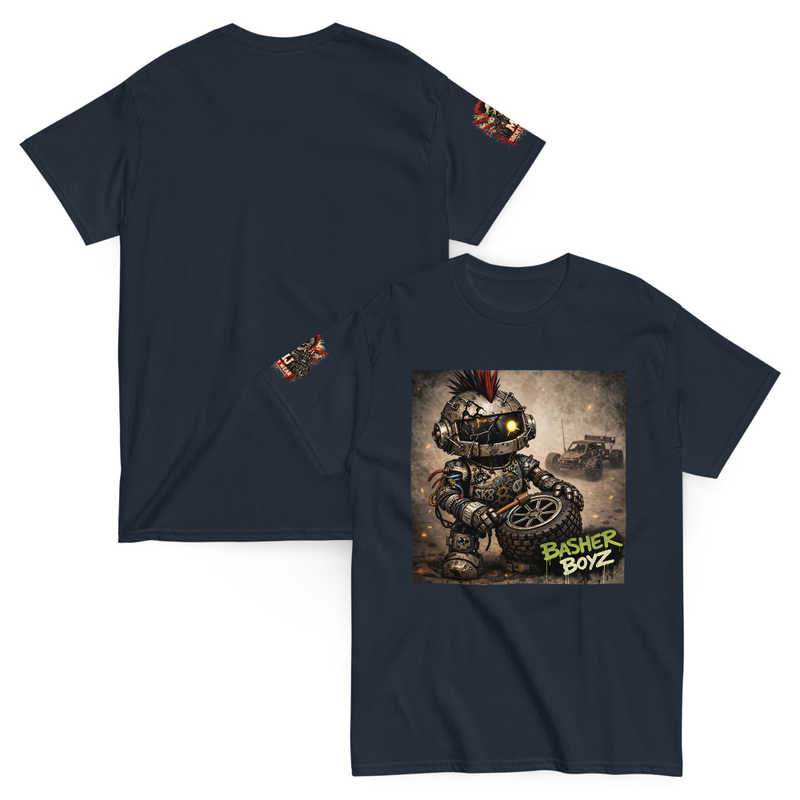 Punk Robot Graphic Tee, Mech RC Basher Shirt, Broken Bot Streetwear, Grunge Punk Graphic, Funny RC Gift