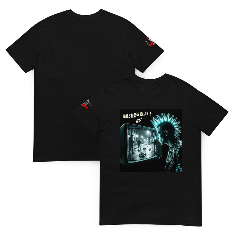 Basher Boyz RC Punk Tee, RC Car Crew Graphic Streetwear Unisex Shirt