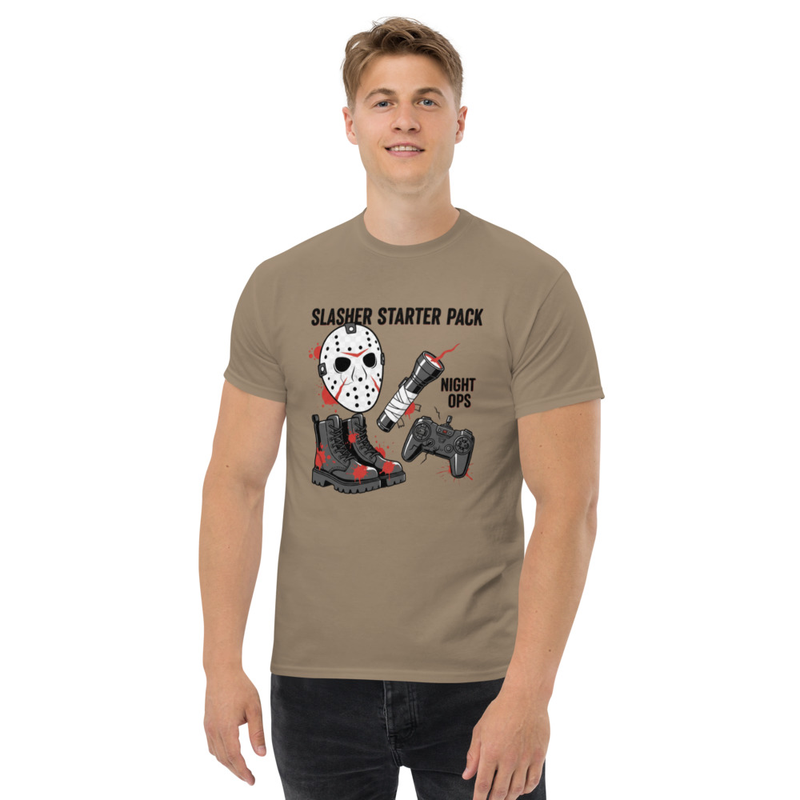 Slasher Horror Shirt, Halloween Graphic Tee, Horror Movie Aesthetic, Spooky Season Outfit, Gothic Streetwear Gift