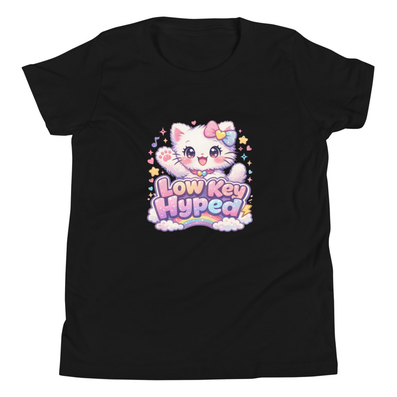 Fuzzy Kitty Emotional Cartwheels T-Shirt