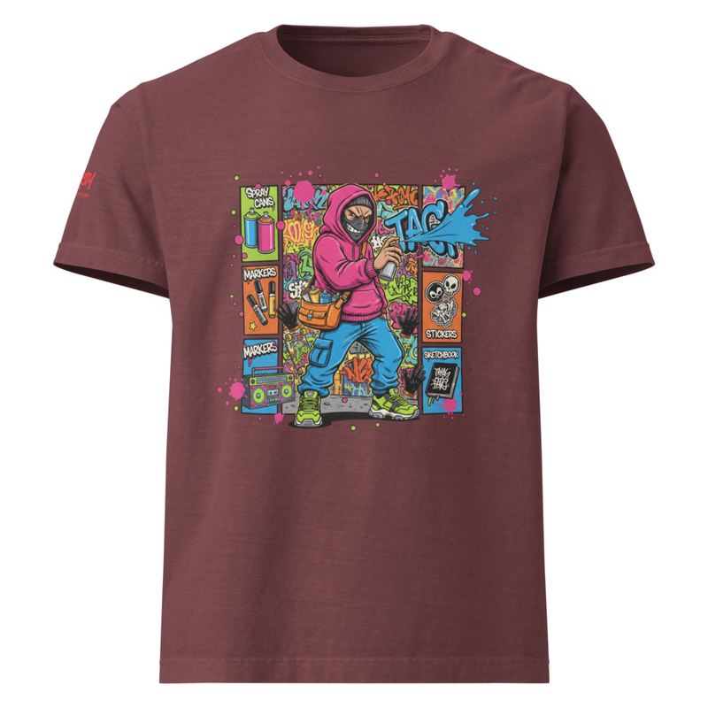 Graffiti Artist Starter Pack Tee, Street Art Comic Graphic, Urban Streetwear Shirt, Spray Can Design, Gift for Artists