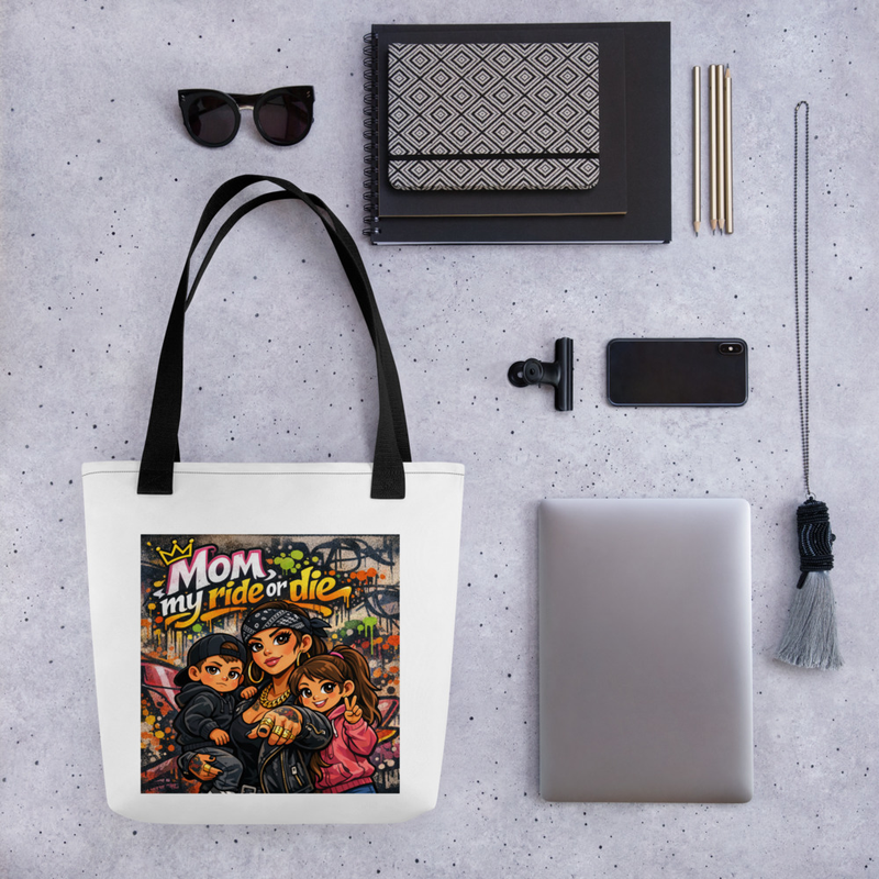 Mom My Ride or Die Tote bag