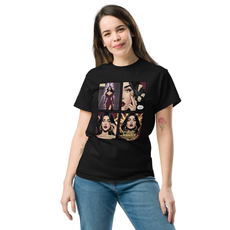 Villana Novela Core Comic Tee, Funny Latina Telenovela Shirt, Latina Villainess Graphic, Chicana Gift, Drama Queen Tee