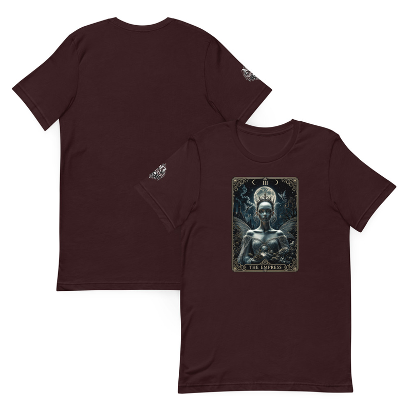 Gothic Fairy Tarot Tee, Dark Fairycore Whimsigoth Tarot Card Unisex Graphic Shirt