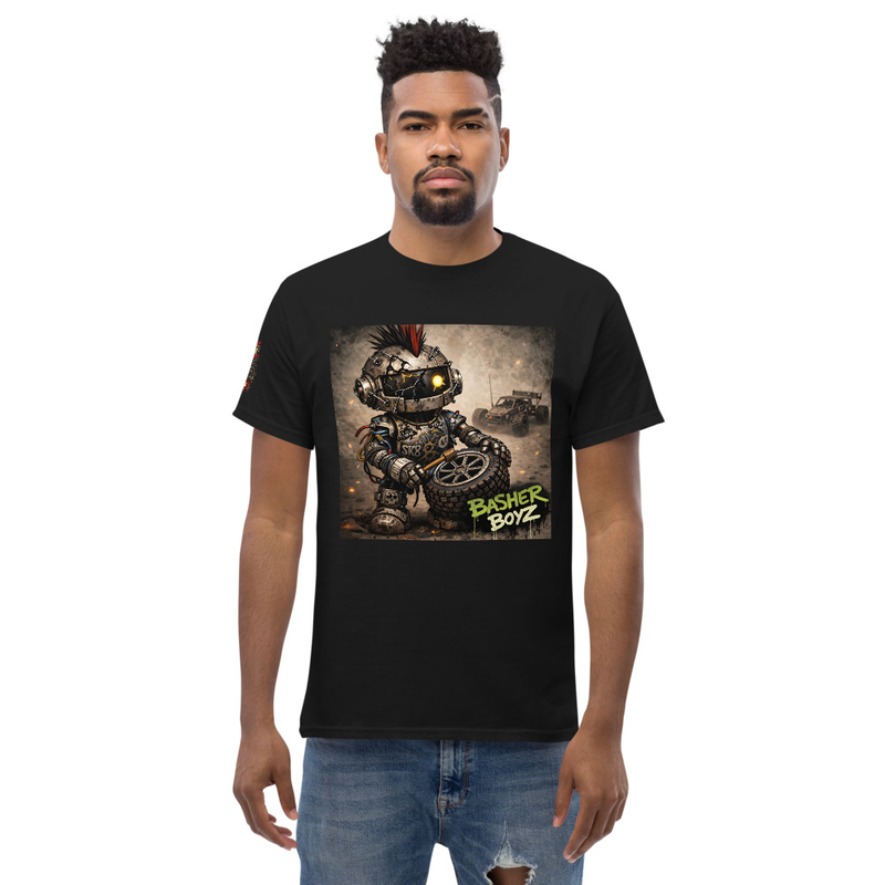 Punk Robot Graphic Tee, Mech RC Basher Shirt, Broken Bot Streetwear, Grunge Punk Graphic, Funny RC Gift