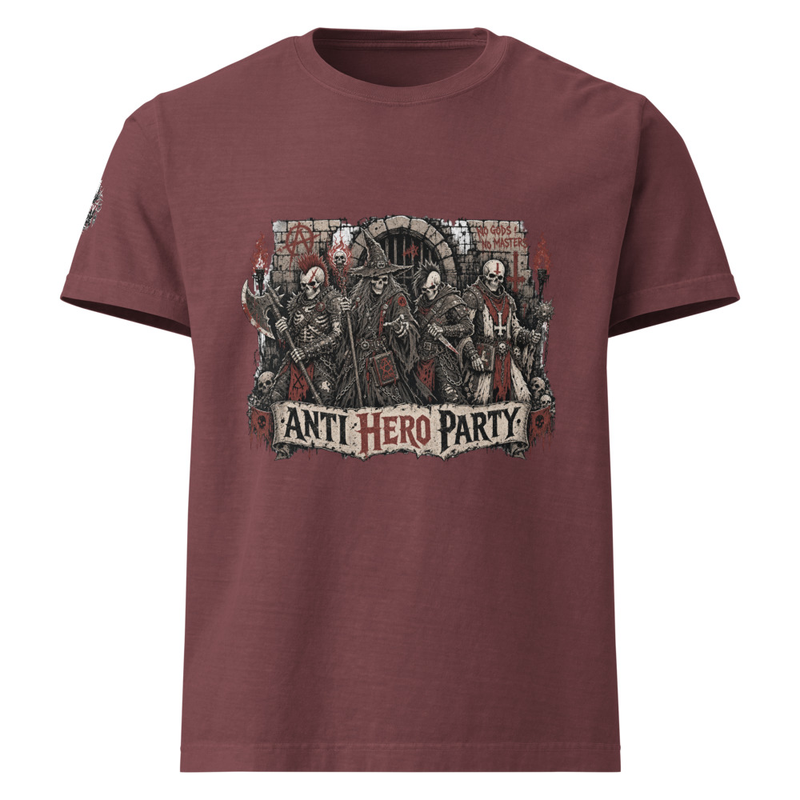 Anti Hero Party Shirt, Punk RPG Squad Tee, Chaotic Adventurer Group Outfit