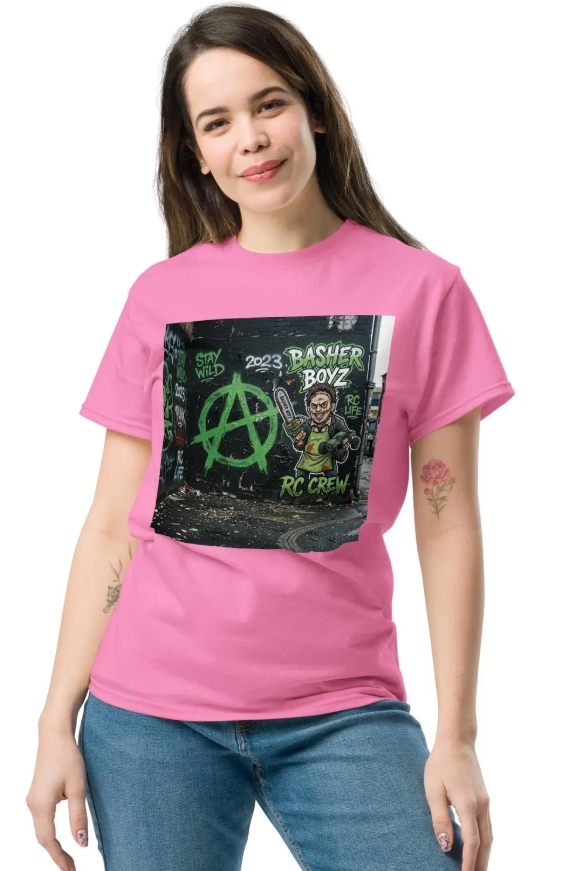 Chainsaw Horror RC Slasher Tee, RC Car Horror Graphic Unisex Shirt, Slasher Movie RC Fan Gift