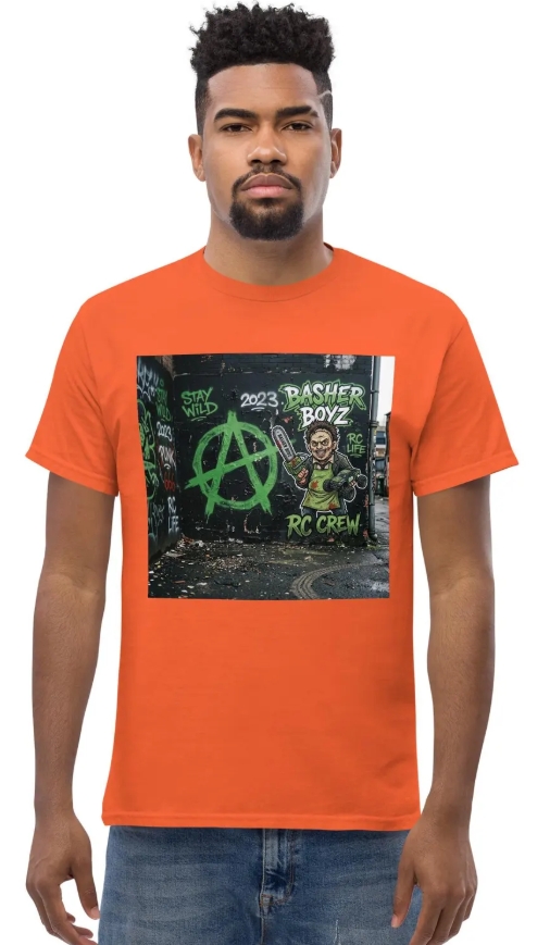 Chainsaw Horror RC Slasher Tee, RC Car Horror Graphic Unisex Shirt, Slasher Movie RC Fan Gift