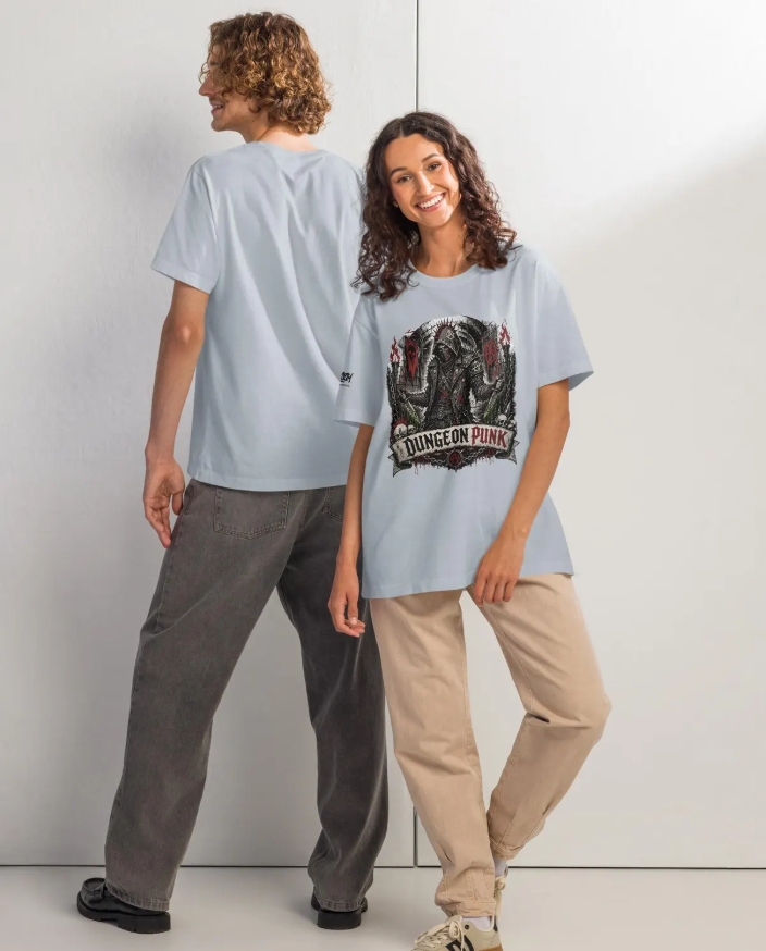 Dungeon Punk Skeleton Rogue T-Shirt, Chaotic Neutral D&D Tee, TTRPG Gamer Apparel