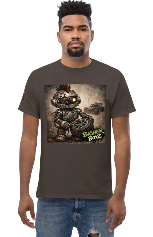 Punk Robot Graphic Tee, Mech RC Basher Shirt, Broken Bot Streetwear, Grunge Punk Graphic, Funny RC Gift