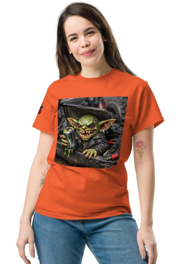 Battery Goblin RC Tee, Funny RC Car Shirt, Gremlin Creature Graphic, Punk Streetwear, RC Hobby Gift for Him