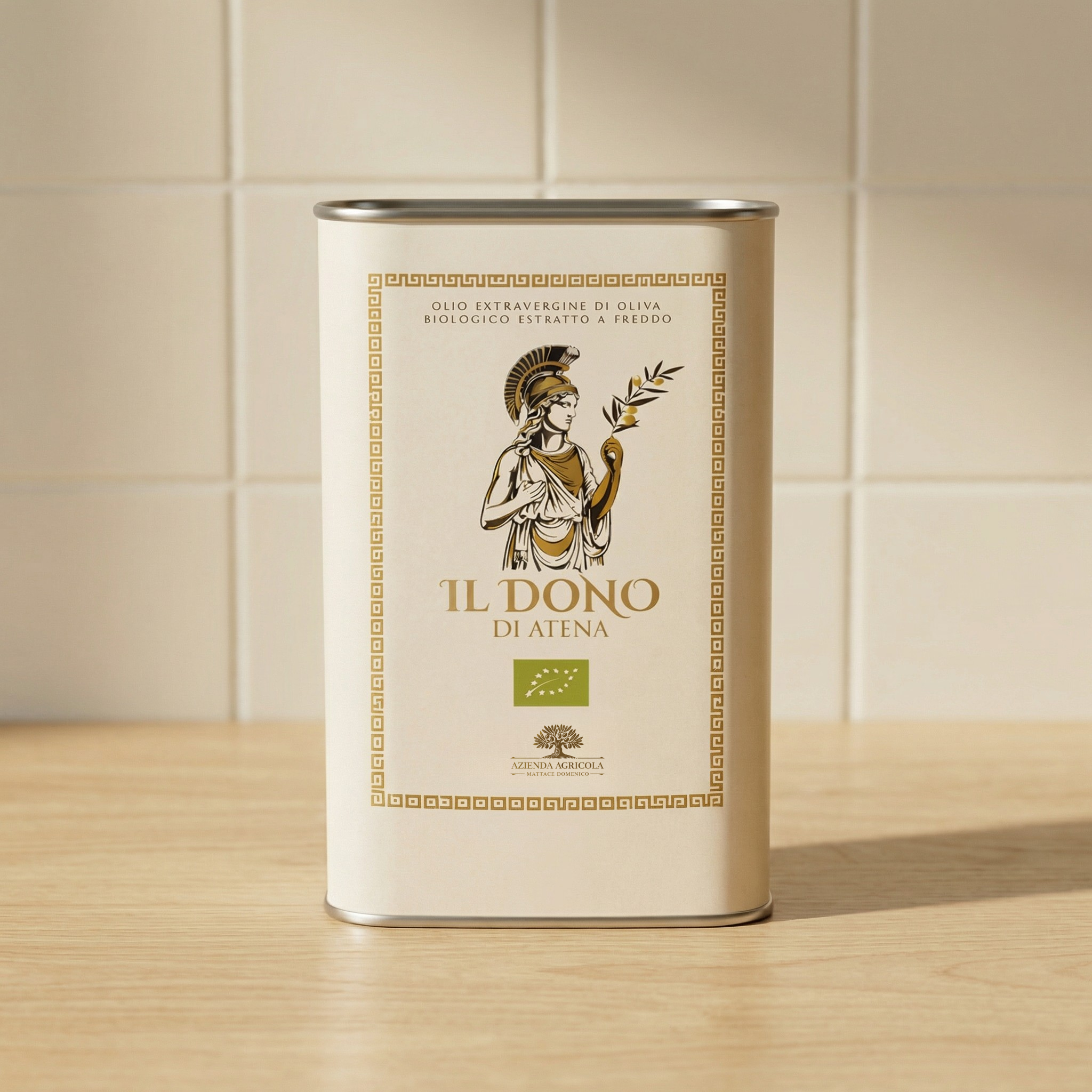 Olio Extravergine di Oliva Biologico – Il Dono di Atena | Latta 1 L