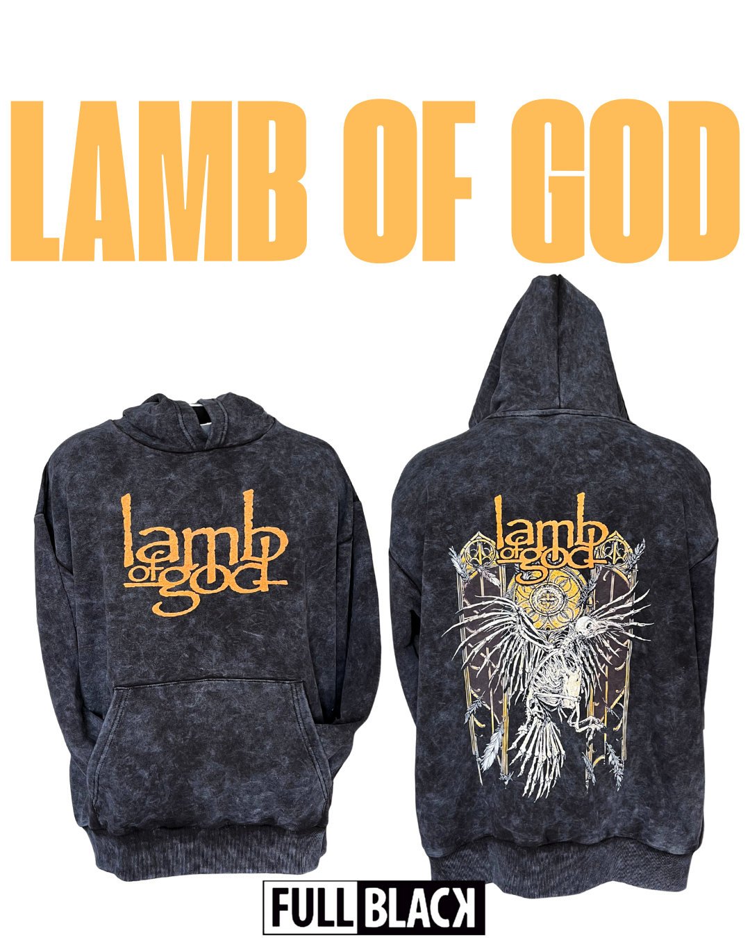 Lamb of God Oversize Hoodie (Retro)