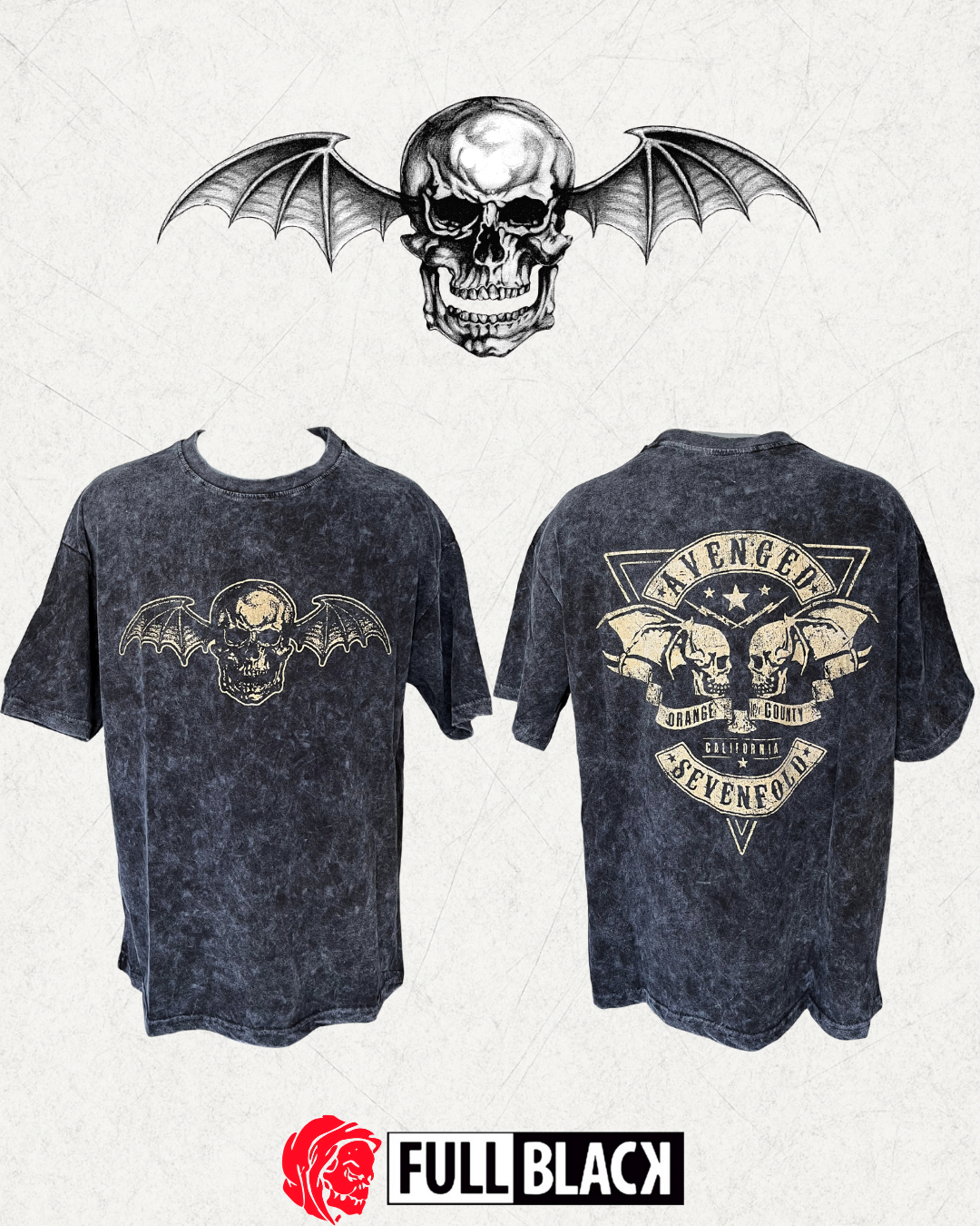 Avenged Sevenfold Oversize T-Shirt (Retro)