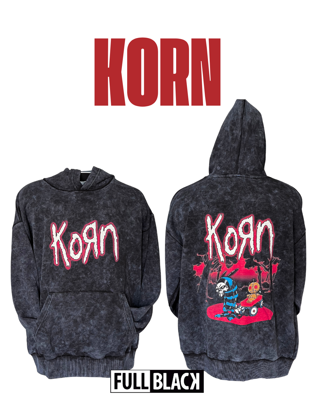 Korn Oversize Hoodie (Retro)