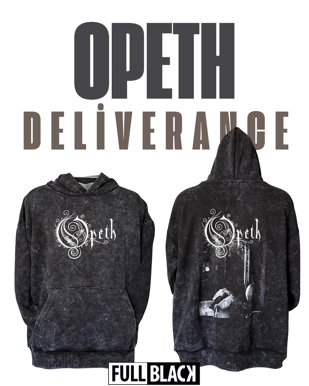 Opeth Deliverance Oversize Hoodie (Retro)