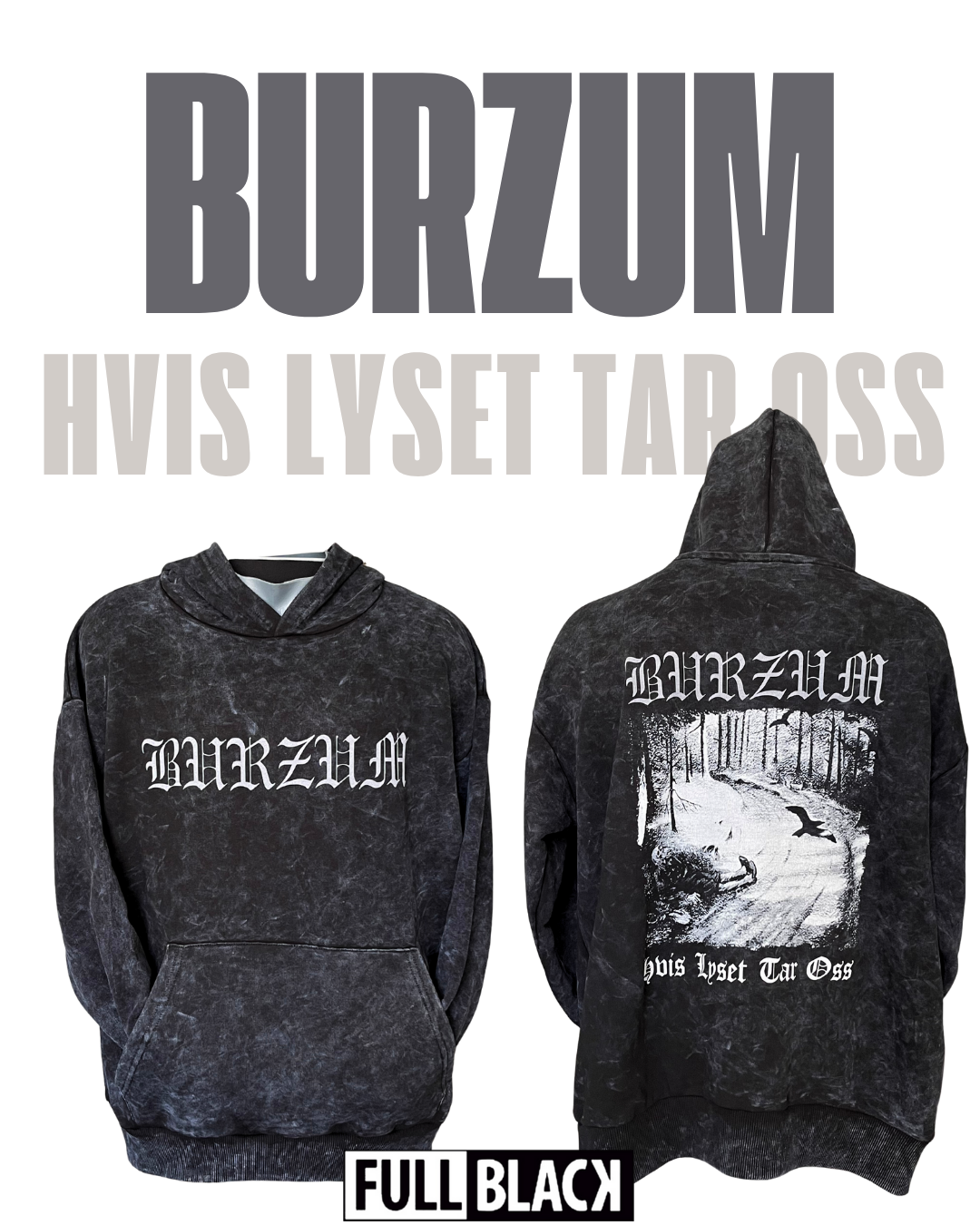 Burzum Oversize Hoodie (Retro)