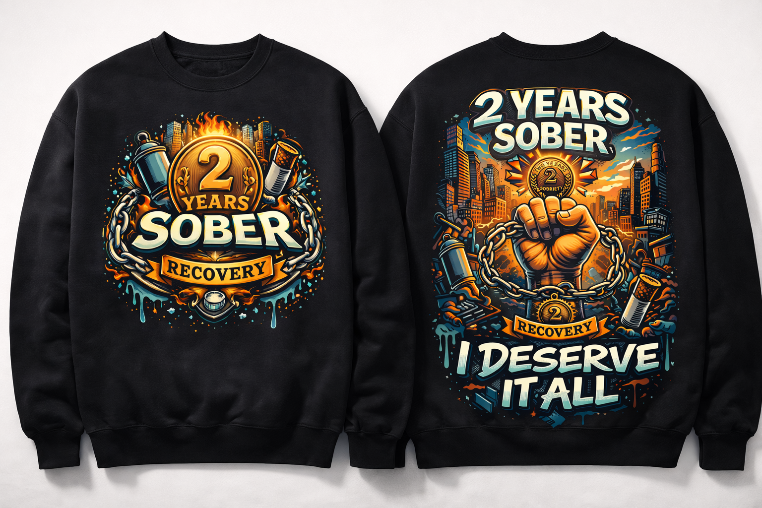 Built Sober Milestone Sweatshirt