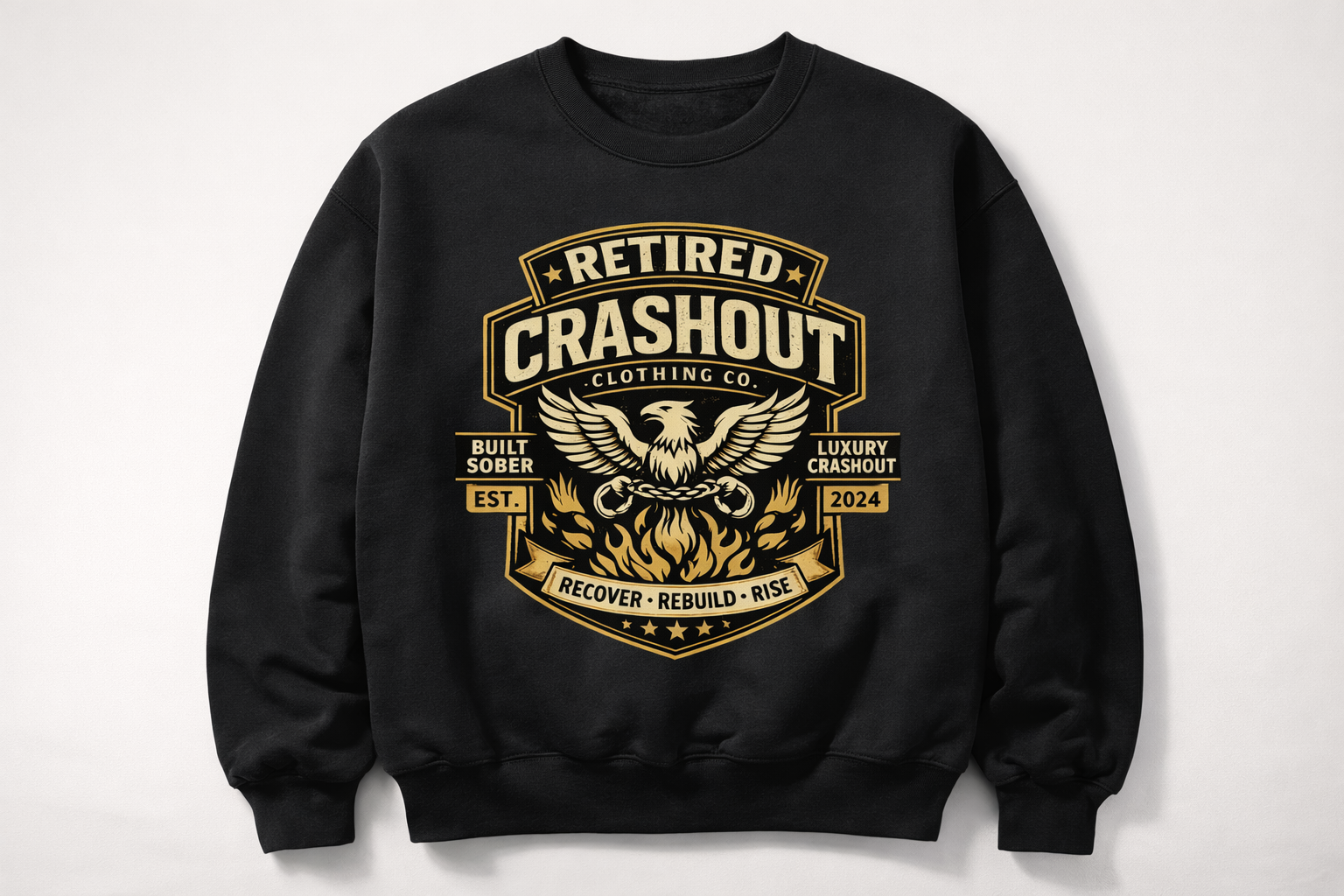 Retired Crashout Crewneck Sweatshirt
