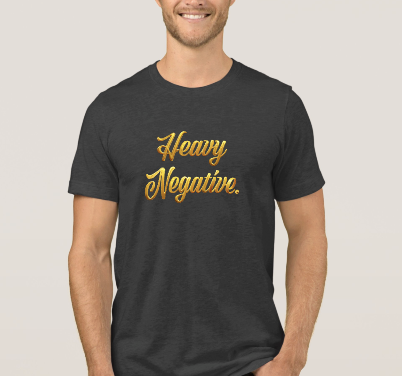 Heavy Negative Graphic T-Shirt - Multiple Colors