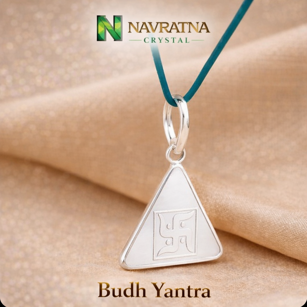 Budh Yantra Pendant In Pure Silver | Energized & Activated
